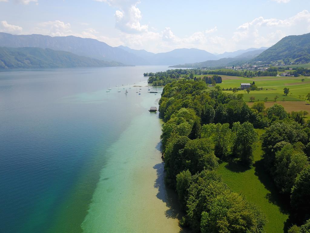 Boutique Hotel Aichinger Nussdorf am Attersee Buitenkant foto